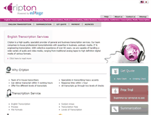 Tablet Screenshot of cripton.com